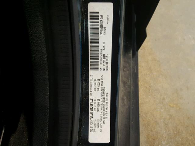 1C3CCBHG3CN306770 - 2012 CHRYSLER 200 S 黑色 照片 10