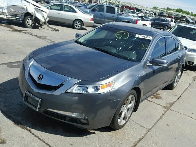 19UUA8F50AA000609 - 2010 ACURA TL GRAY photo 2