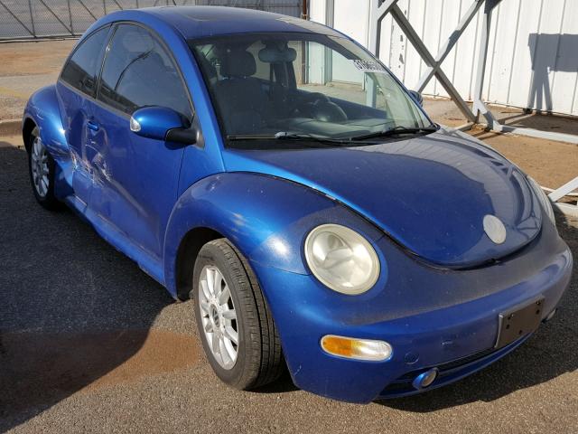 3VWCR31C24M413664 - 2004 VOLKSWAGEN NEW BEETLE 蓝色 照片 1