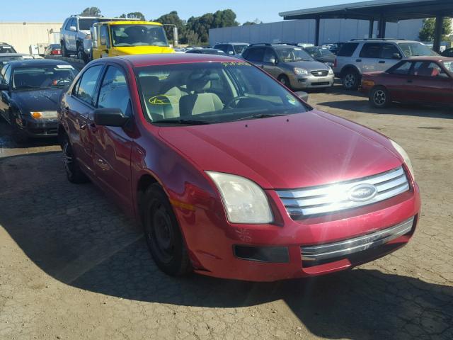 3FAHP06Z87R115188 - 2007 FORD FUSION S RED photo 1