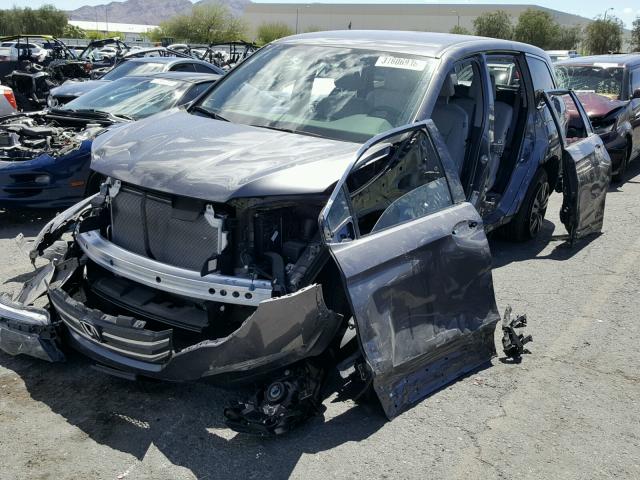 5FNYF5H31HB014631 - 2017 HONDA PILOT EX GRAY photo 2