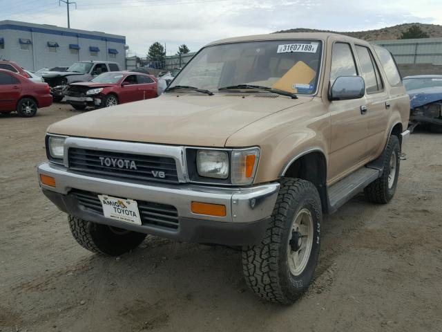 JT3VN39W3M0052572 - 1991 TOYOTA 4RUNNER VN GOLD photo 2