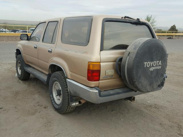 JT3VN39W3M0052572 - 1991 TOYOTA 4RUNNER VN GOLD photo 3