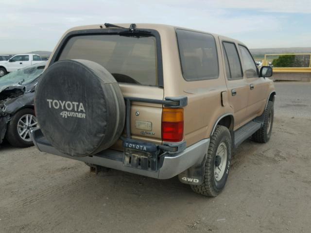 JT3VN39W3M0052572 - 1991 TOYOTA 4RUNNER VN GOLD photo 4