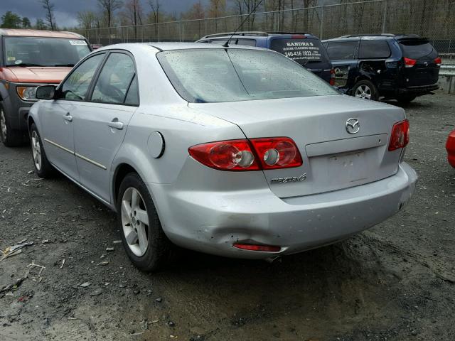 1YVFP80C945N14897 - 2004 MAZDA 6 I SILVER photo 3