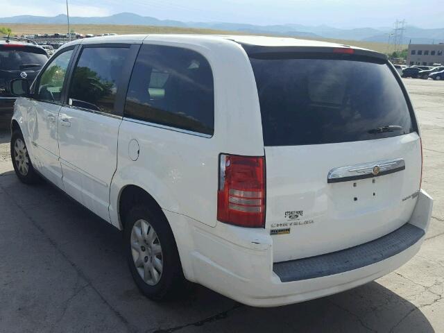 2A8HR44E59R551672 - 2009 CHRYSLER TOWN & COU WHITE photo 3