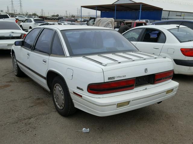 2G4WB54L2P1463497 - 1993 BUICK REGAL CUST WHITE photo 3