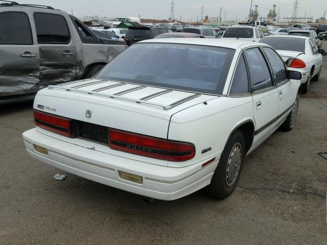 2G4WB54L2P1463497 - 1993 BUICK REGAL CUST WHITE photo 4