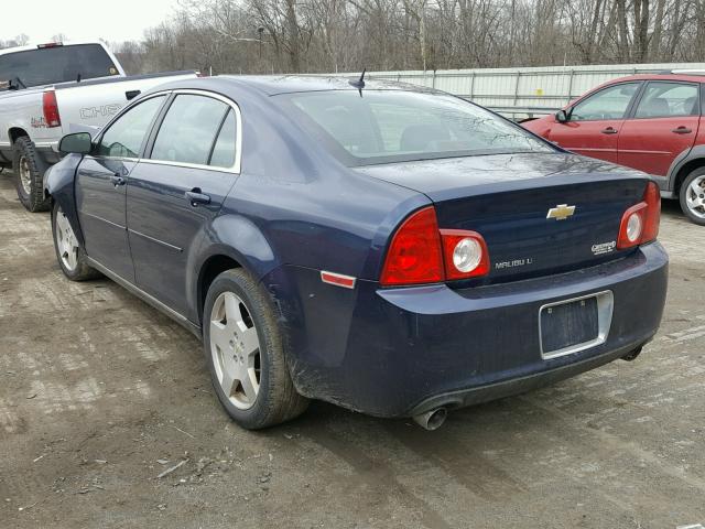 1G1ZD5E72A4123624 - 2010 CHEVROLET MALIBU 2LT BLUE photo 3