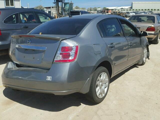 3N1AB6AP1CL683415 - 2012 NISSAN SENTRA 2.0 SILVER photo 4