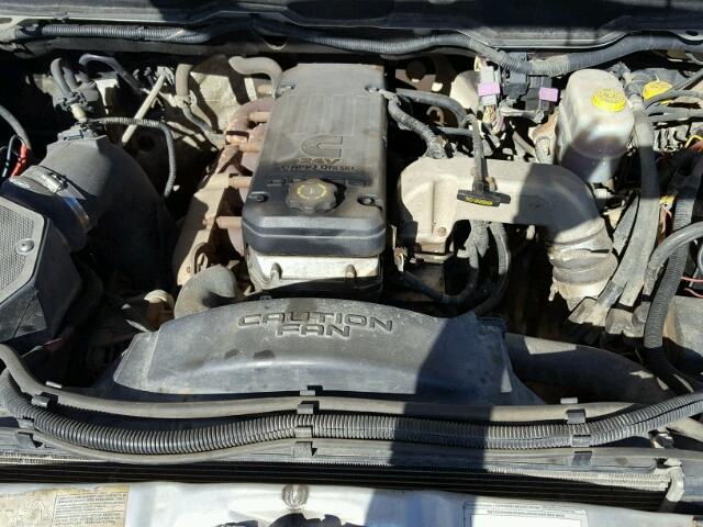 3D7KU28C24G131011 - 2004 DODGE RAM 2500 S SILVER photo 7