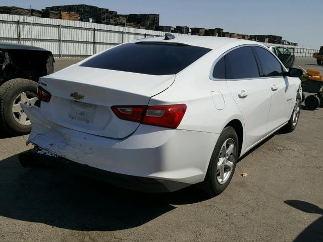1G1ZB5ST6HF143980 - 2017 CHEVROLET MALIBU LS 白色 照片 4