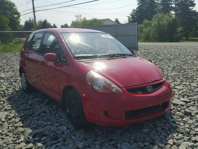 JHMGD37297S800188 - 2007 HONDA FIT DX RED photo 1