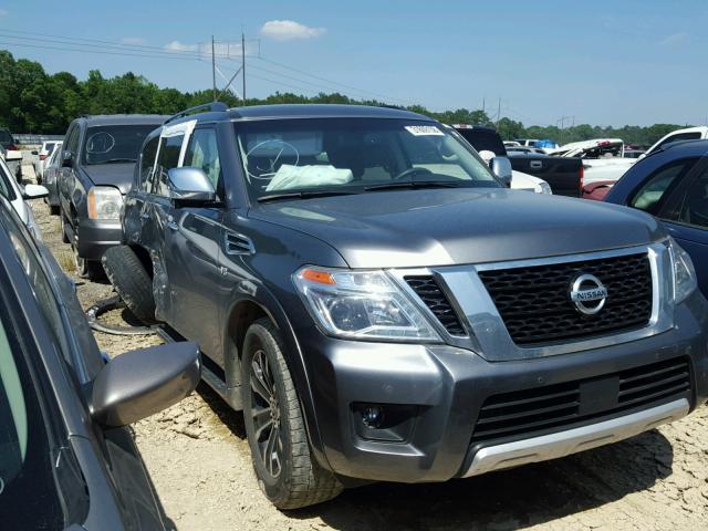 JN8AY2ND5H9000835 - 2017 NISSAN ARMADA SV GRAY photo 1