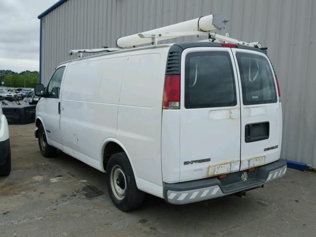 1GCFG25W9Y1174668 - 2000 CHEVROLET EXPRESS G2 WHITE photo 3