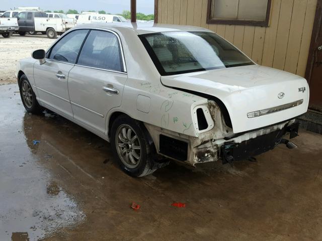 KMHFU45E82A197695 - 2002 HYUNDAI XG 350 WHITE photo 3