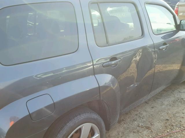 3GNBAADB8AS504188 - 2010 CHEVROLET HHR LS GRAY photo 9
