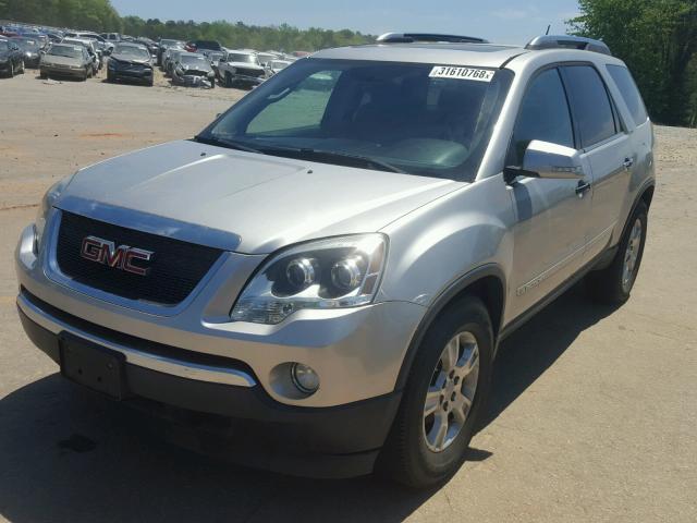 1GKER23768J208040 - 2008 GMC ACADIA SLT SILVER photo 2