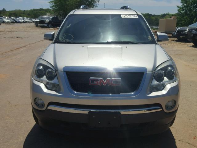 1GKER23768J208040 - 2008 GMC ACADIA SLT ვერცხლისფერი ფოტო 9