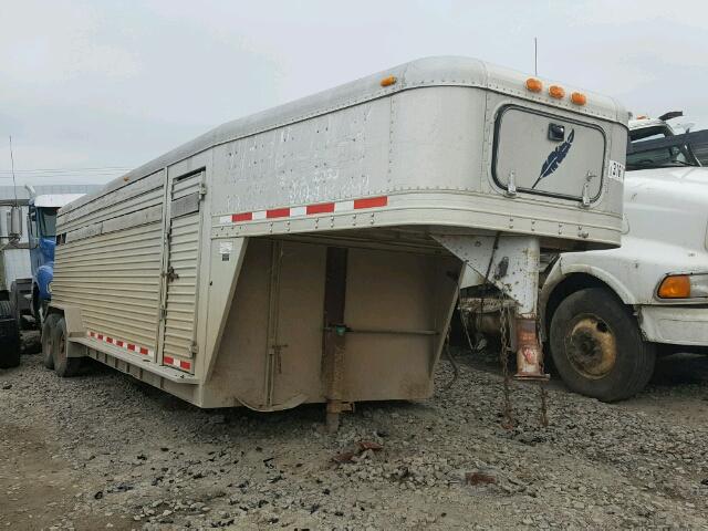 4FGL024221C041681 - 2001 FEATHERLITE MFG INC TRAILER SILVER photo 1