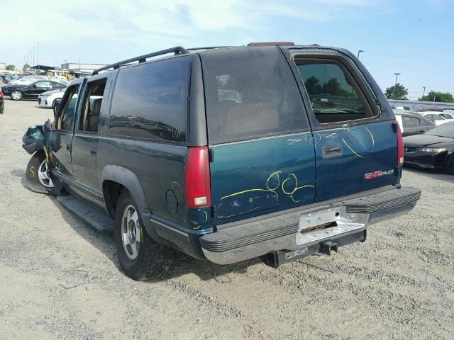 3GKFK16R0VG514650 - 1997 GMC SUBURBAN K GREEN photo 3