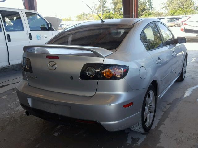 JM1BK324161414136 - 2006 MAZDA 3 S SILVER photo 4