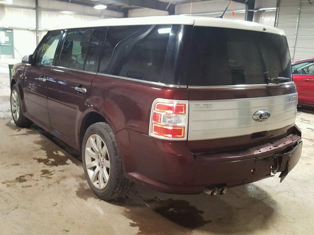 2FMDK53C29BA26542 - 2009 FORD FLEX LIMIT BURGUNDY photo 3