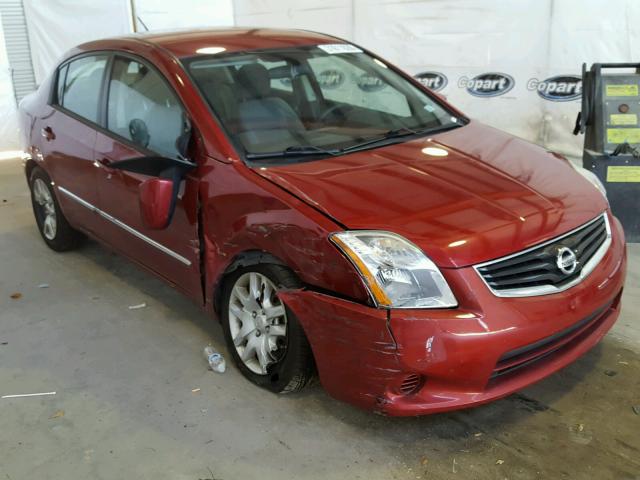 3N1AB6AP6CL720586 - 2012 NISSAN SENTRA 2.0 BURGUNDY photo 1