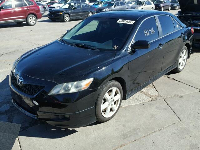 4T1BE46K09U363622 - 2009 TOYOTA CAMRY BASE BLACK photo 2