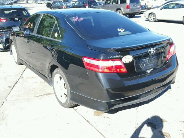 4T1BE46K09U363622 - 2009 TOYOTA CAMRY BASE BLACK photo 3