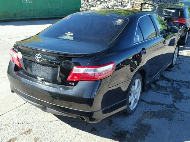 4T1BE46K09U363622 - 2009 TOYOTA CAMRY BASE BLACK photo 4