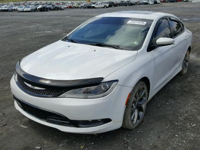 1C3CCCDG3FN570572 - 2015 CHRYSLER 200 S WHITE photo 2