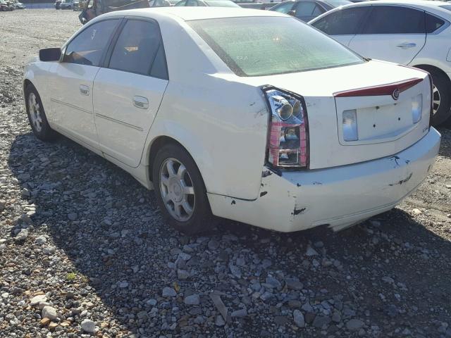 1G6DM57N330105093 - 2003 CADILLAC CTS WHITE photo 3