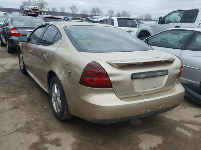 2G2WP522651290990 - 2005 PONTIAC GRAND PRIX Qızıl foto 3
