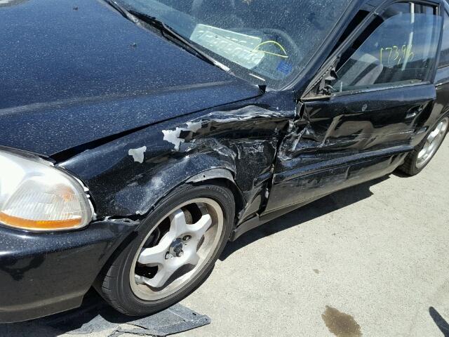 1HGEJ8141WL071638 - 1998 HONDA CIVIC EX შავი ფოტო 9