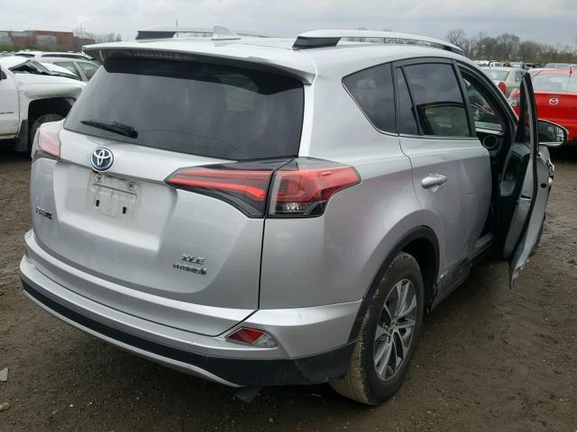 JTMRJREV0GD043270 - 2016 TOYOTA RAV4 HV XL SILVER photo 4