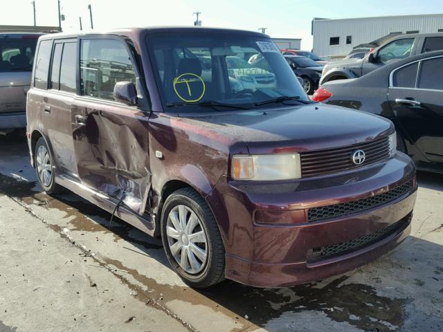 JTLKT324X50211428 - 2005 TOYOTA SCION XB ბურგუნდია ფოტო 1