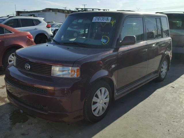 JTLKT324X50211428 - 2005 TOYOTA SCION XB ბურგუნდია ფოტო 2