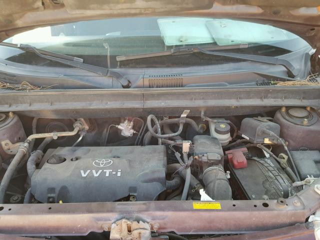 JTLKT324X50211428 - 2005 TOYOTA SCION XB ბურგუნდია ფოტო 7