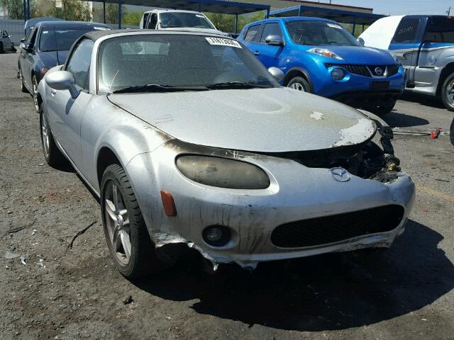 JM1NC25F160119111 - 2006 MAZDA MX-5 MIATA SILVER photo 1