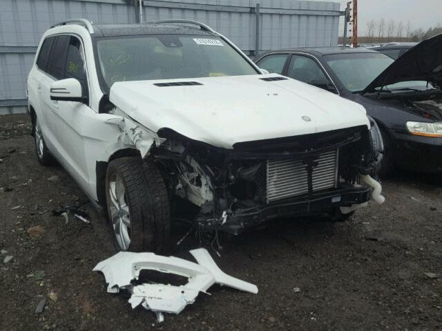 4JGDF2EE6EA351038 - 2014 MERCEDES-BENZ GL 350 BLU WHITE photo 1