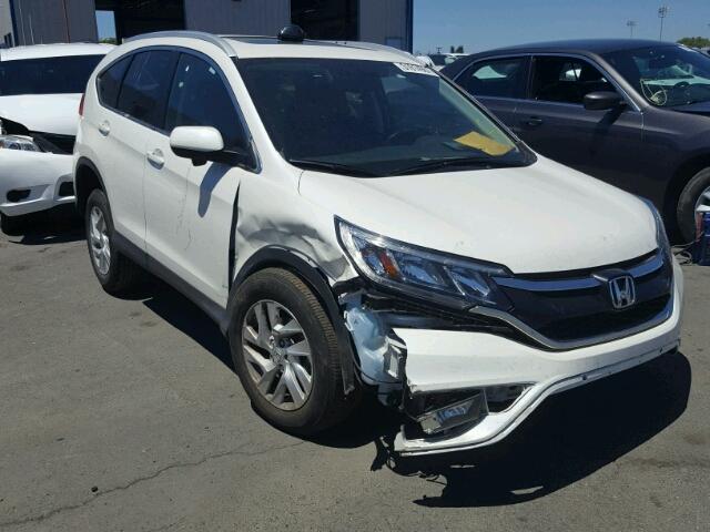 5J6RM4H7XGL072783 - 2016 HONDA CR-V EXL WHITE photo 1