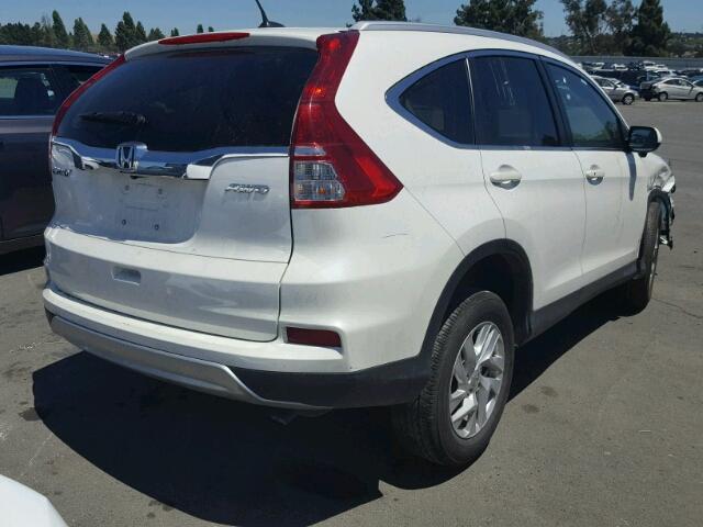 5J6RM4H7XGL072783 - 2016 HONDA CR-V EXL WHITE photo 4