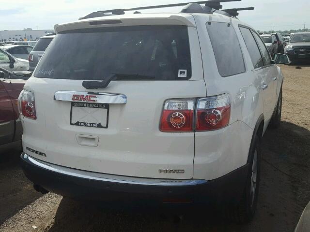 1GKLVMED5AJ170999 - 2010 GMC ACADIA SLT თეთრი ფოტო 4