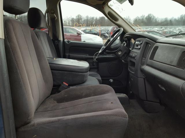 3D7KU28653G774994 - 2003 DODGE RAM 2500 S BLUE photo 5