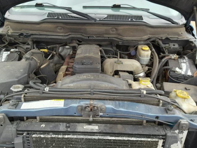 3D7KU28653G774994 - 2003 DODGE RAM 2500 S BLUE photo 7