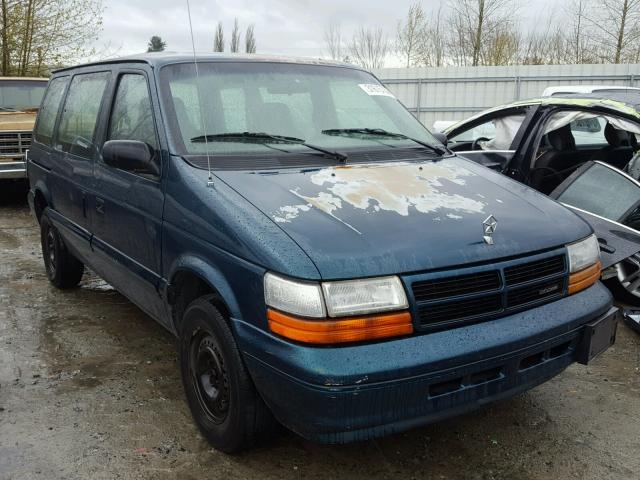 2B4GH2537SR147895 - 1995 DODGE CARAVAN GREEN photo 1