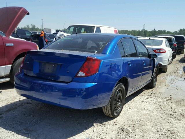 1G8AJ55F96Z164020 - 2006 SATURN ION LEVEL BLUE photo 4