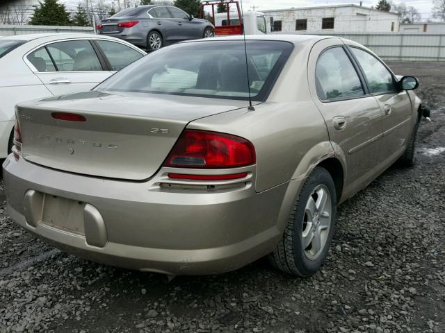 1B3EL46X62N298747 - 2002 DODGE STRATUS SE GOLD photo 4