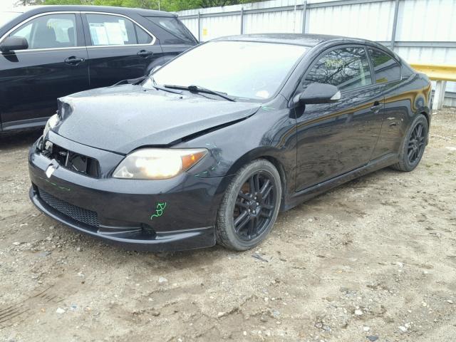 JTKDE177X50031896 - 2005 TOYOTA SCION TC BLACK photo 2